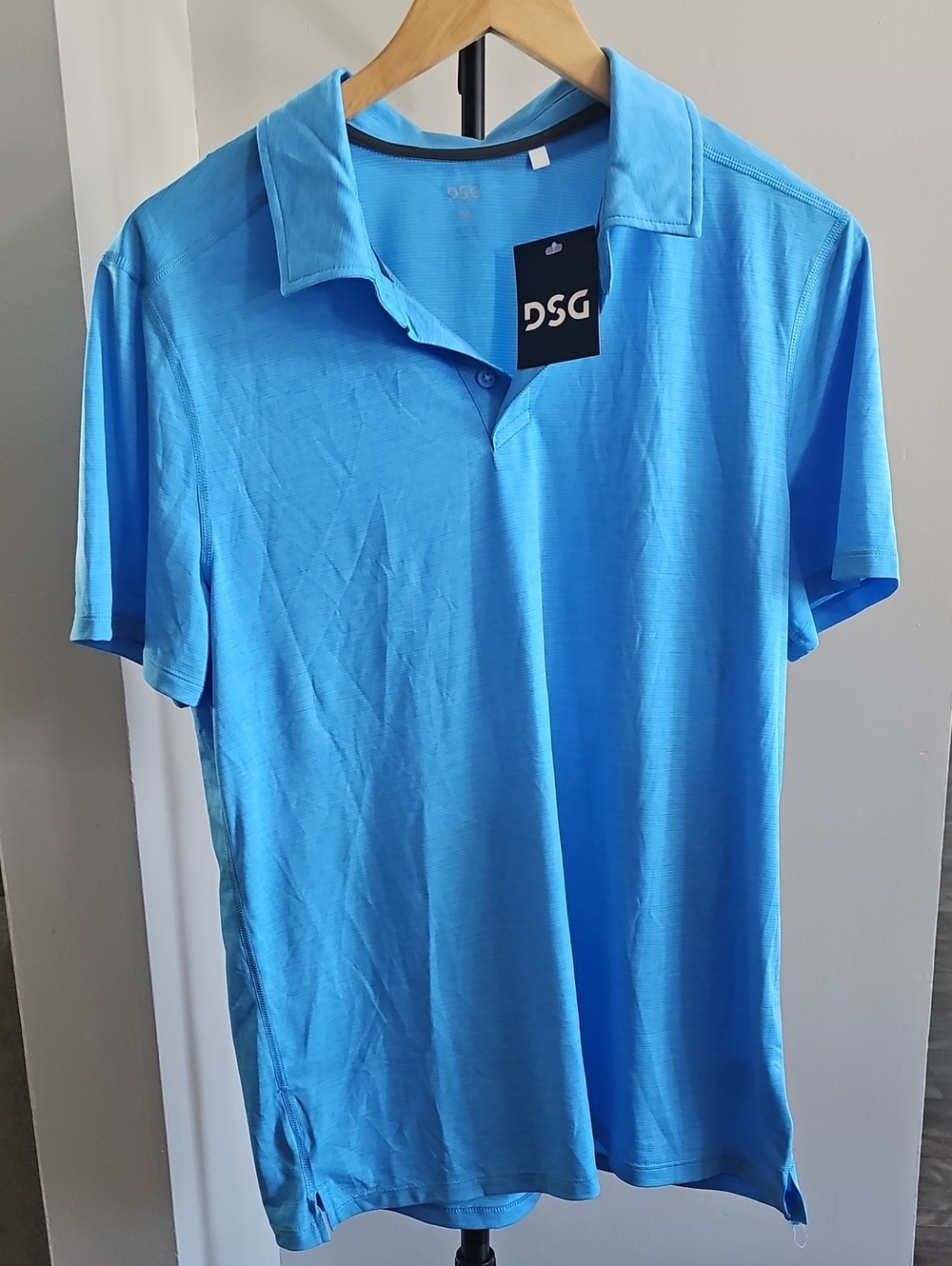 DSG Bright Blue Men's Polo Shirt